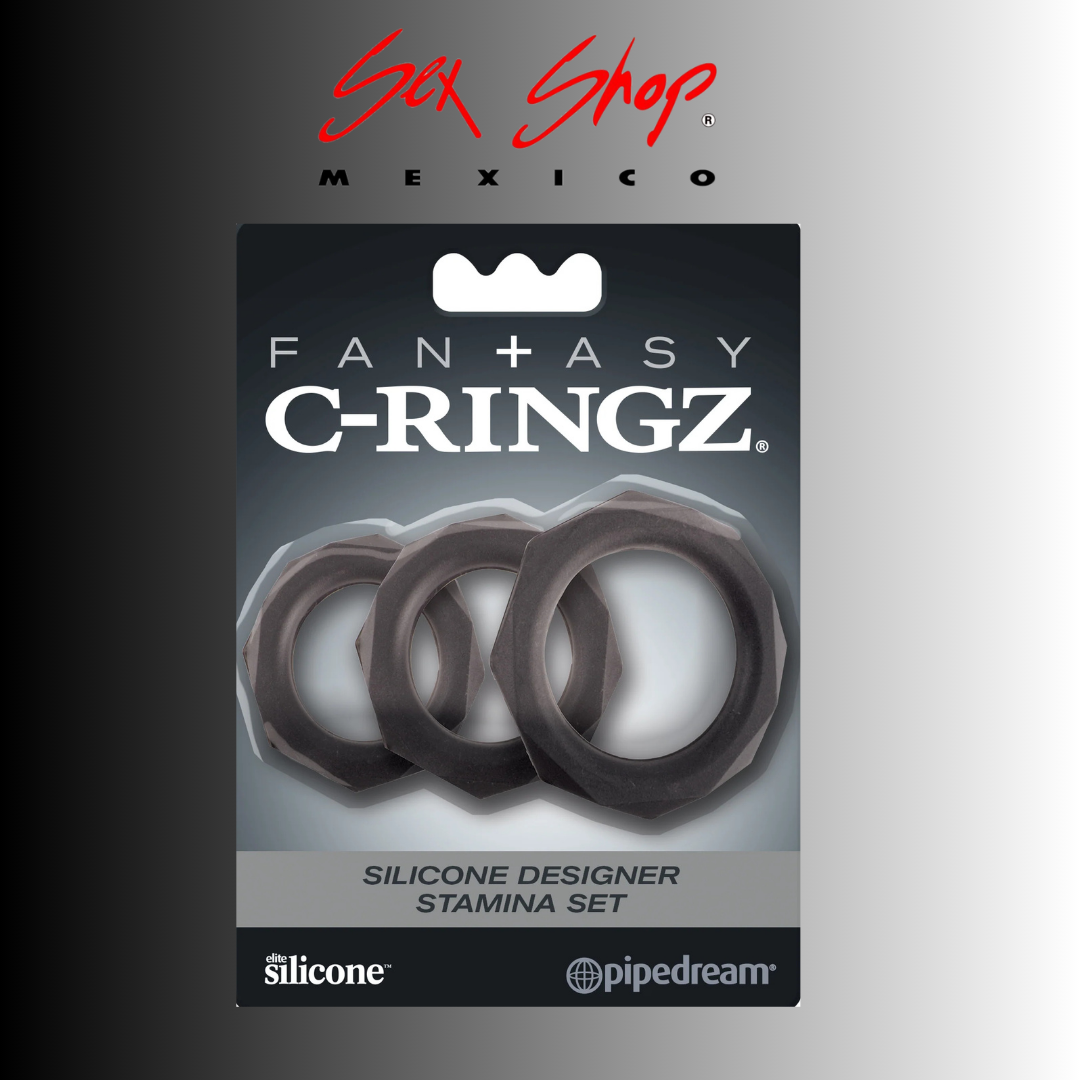 Set de 3 Anillos Fantasy C-Ringz de Silicona Premium para Mayor Rendimiento