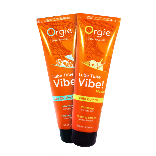 Lube Tube Vibe Piña Colada – Gel Íntimo Besable con Efecto Cosquilleante Tropical Nivel 2