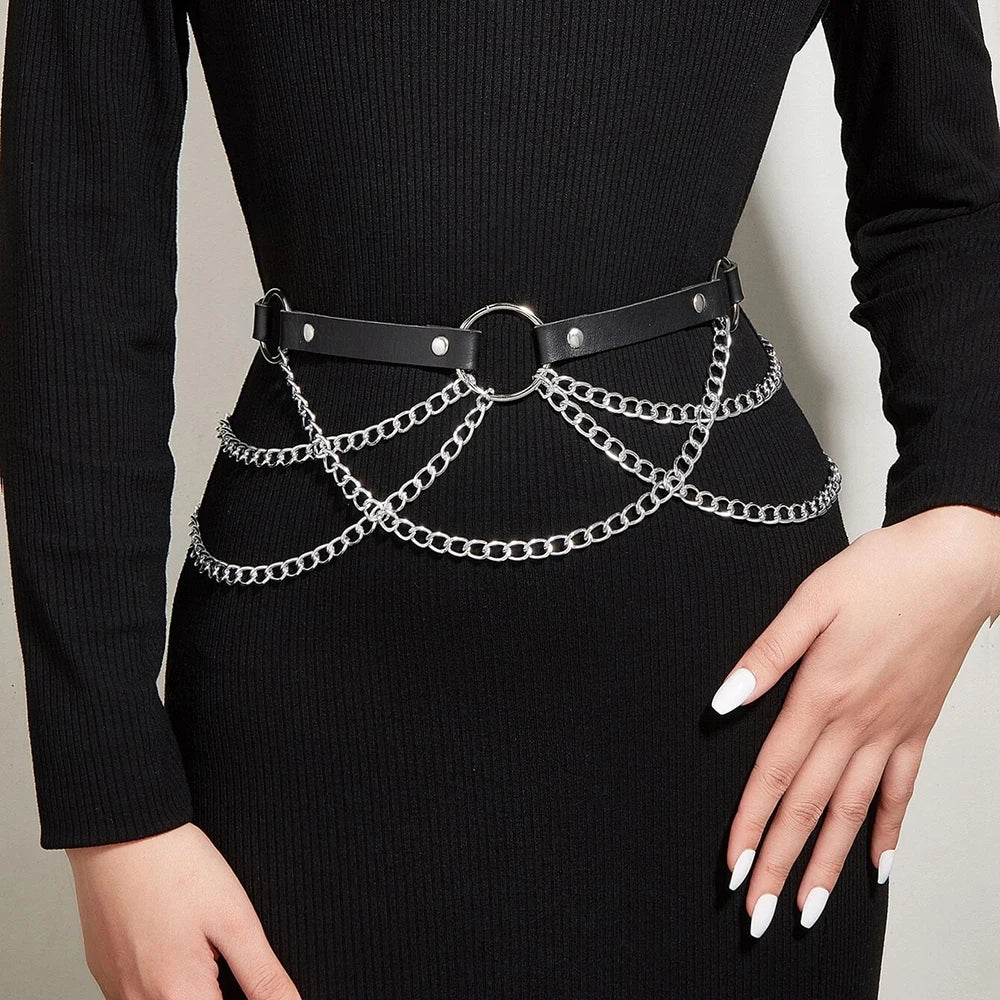 ShadowLeg Harness – Arnes de Pierna y Cintura Fetish con Estilo Gótico