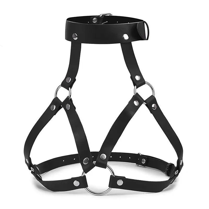 DarkLuxe Harness – Arnés de Pecho Erótico y Lencería Fetish de Alto Impacto