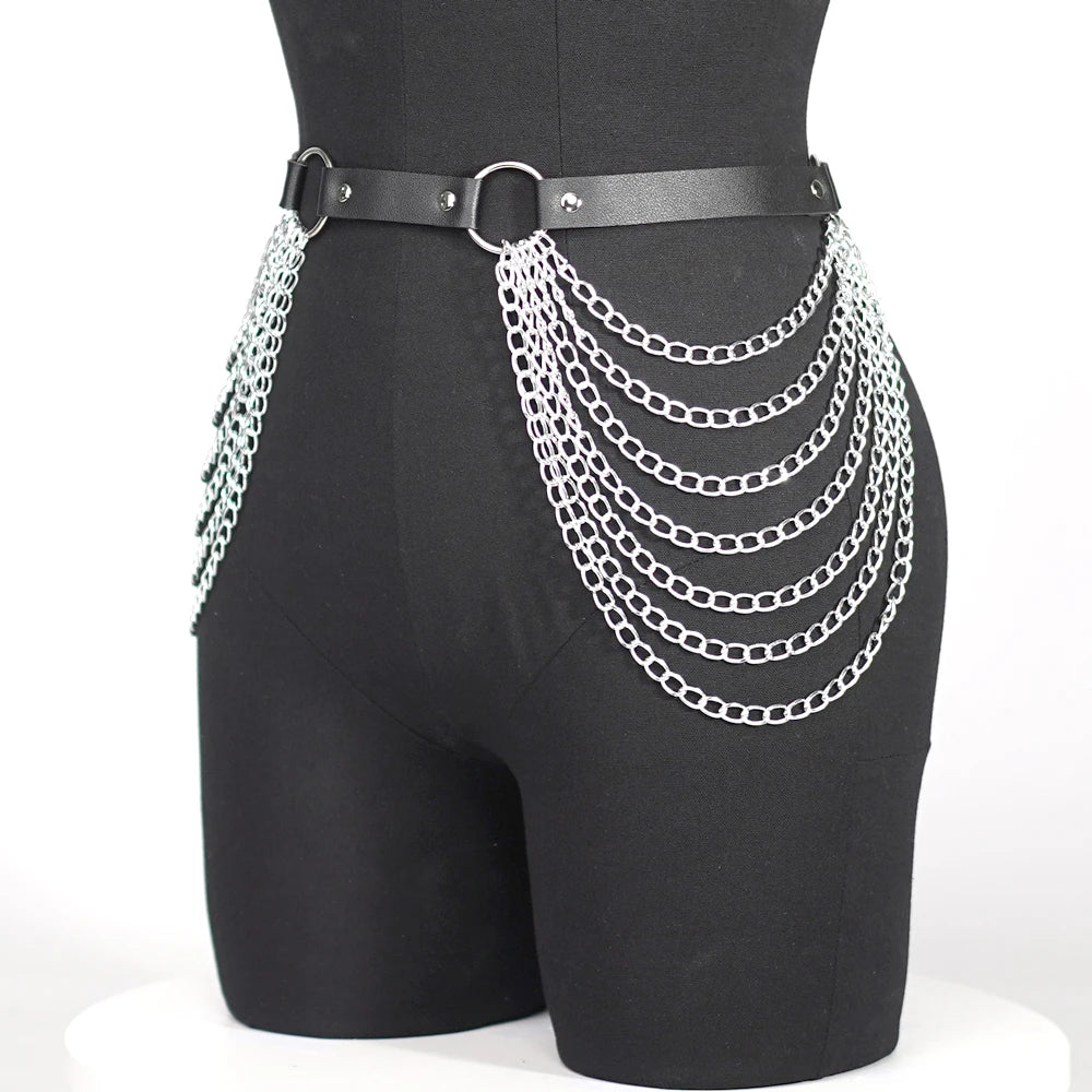 ShadowLeg Harness – Arnes de Pierna y Cintura Fetish con Estilo Gótico