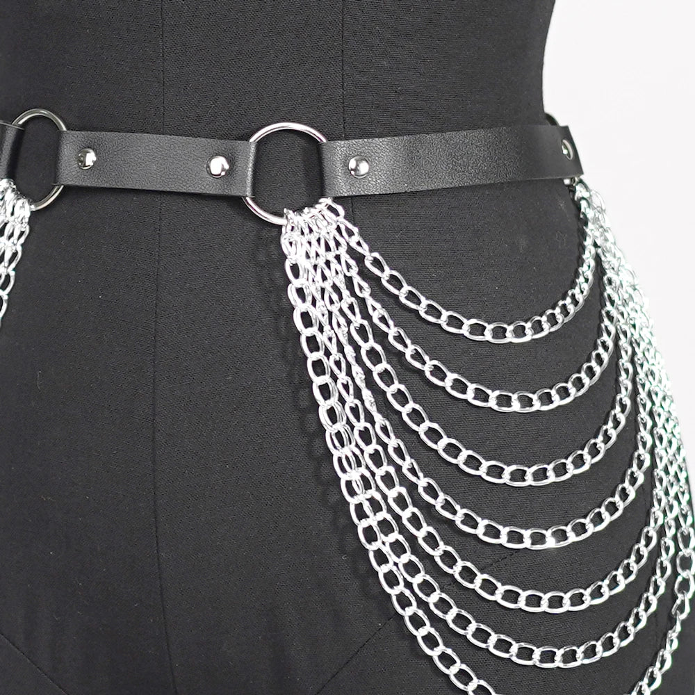 ShadowLeg Harness – Arnes de Pierna y Cintura Fetish con Estilo Gótico