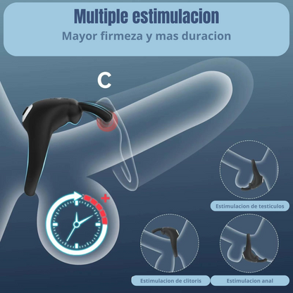 VibeSync Duo Anillo vibrador con control remoto