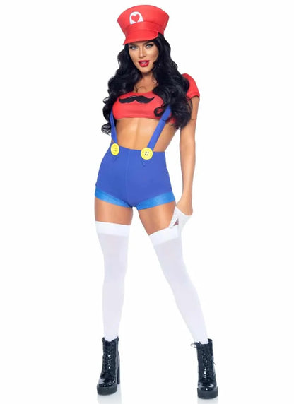 Disfraz Mario Bros Sexy Unisex 3 Piezas | Disfraz Erótico para Juegos de Rol y Cosplay – Sex Shop México