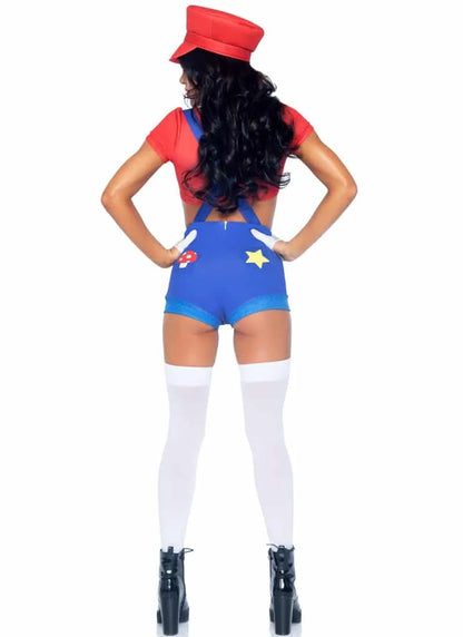 Disfraz Mario Bros Sexy Unisex 3 Piezas | Disfraz Erótico para Juegos de Rol y Cosplay – Sex Shop México