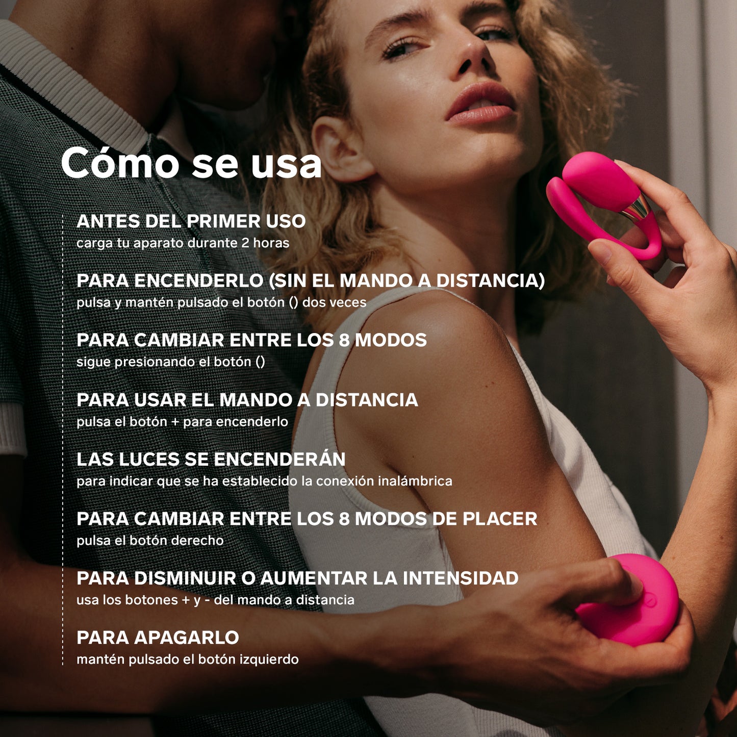 TIANI™ 3 Masajeador para parejas con mando a distancia