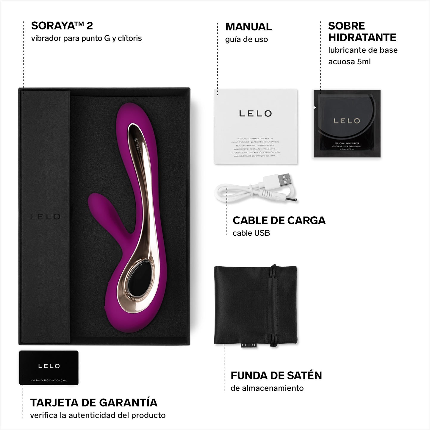 SORAYA™ 2 vibrador para punto G y clítoris