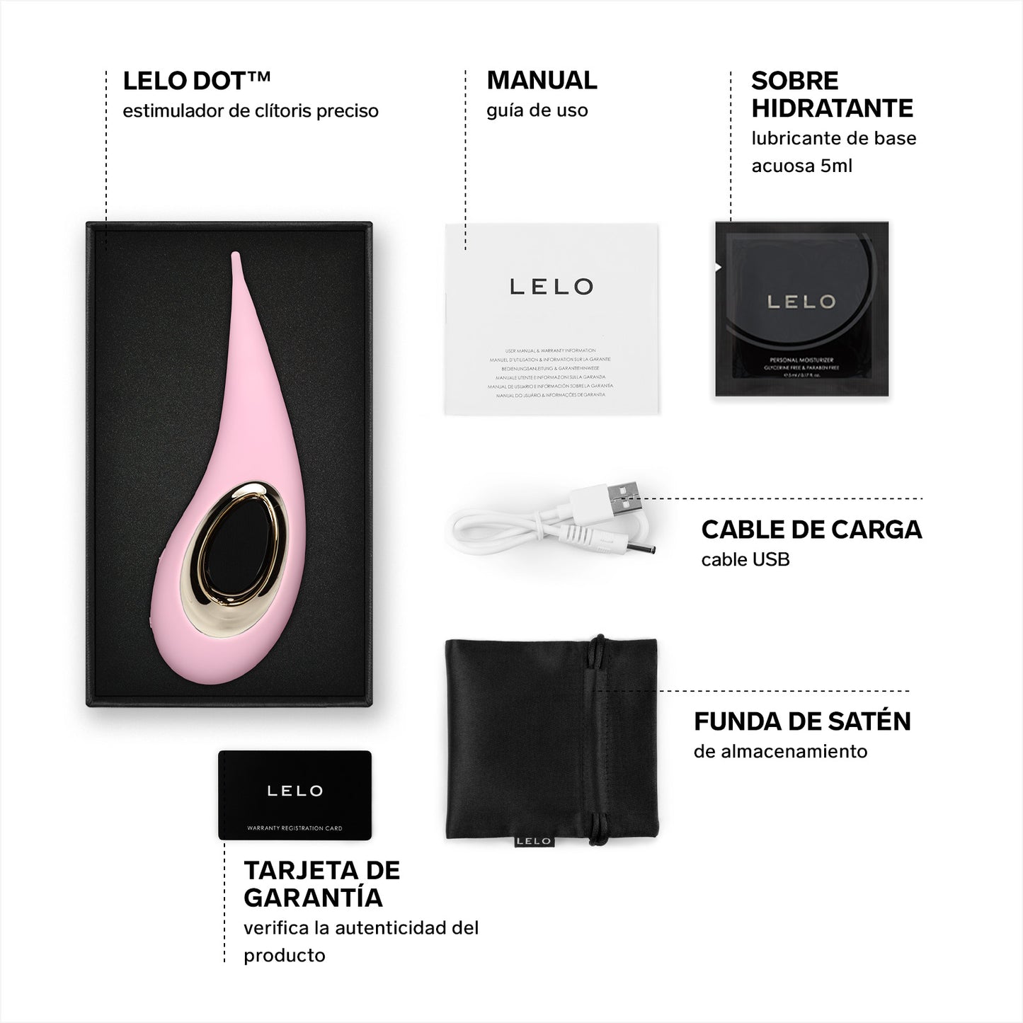 LELO DOT™ estimulador de clítoris preciso