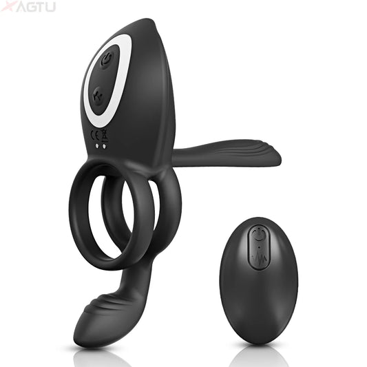 Eros Pulse– Anillo Retardante Masculino con Vibración