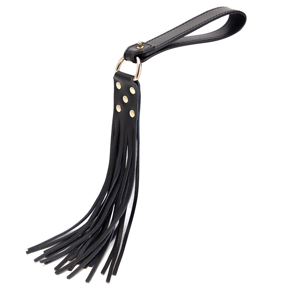 BlackWolf Deluxe: Kit BDSM de Cuero Genuino para Juegos de Dominación y Placer