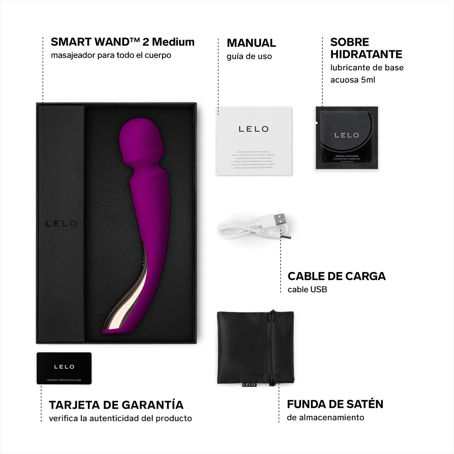 SMART WAND™ 2 Medium masajeador de cuerpo entero