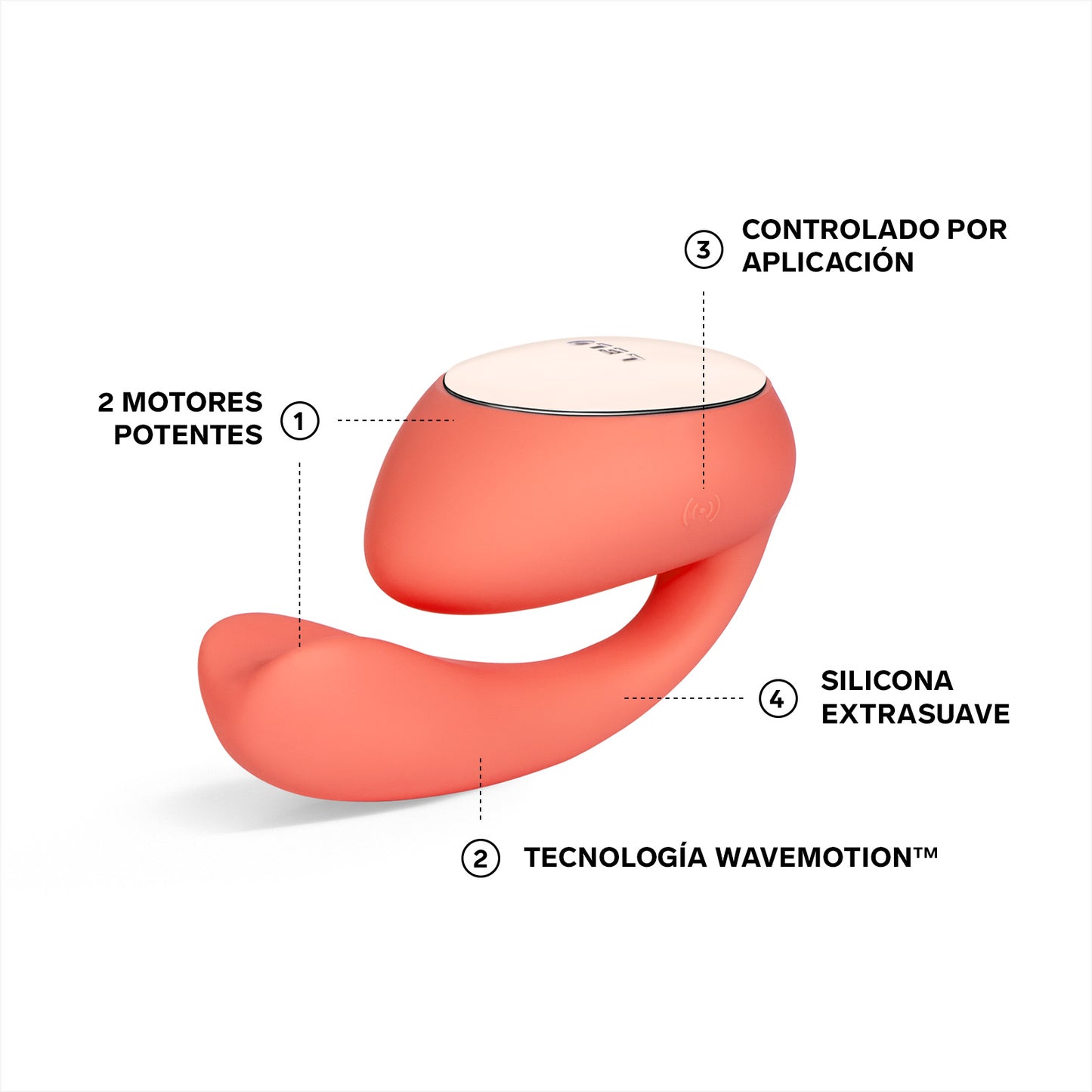 IDA™ Wave masajeador de doble estimulación