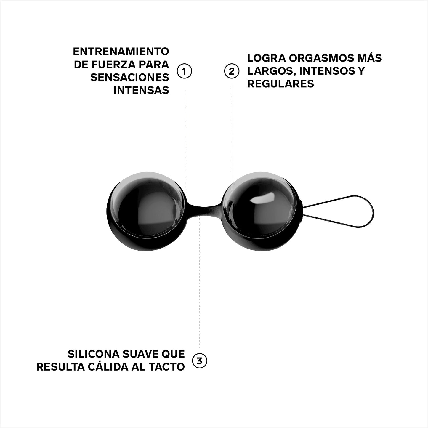 LELO Beads™ Noir bolas vaginales con pesos