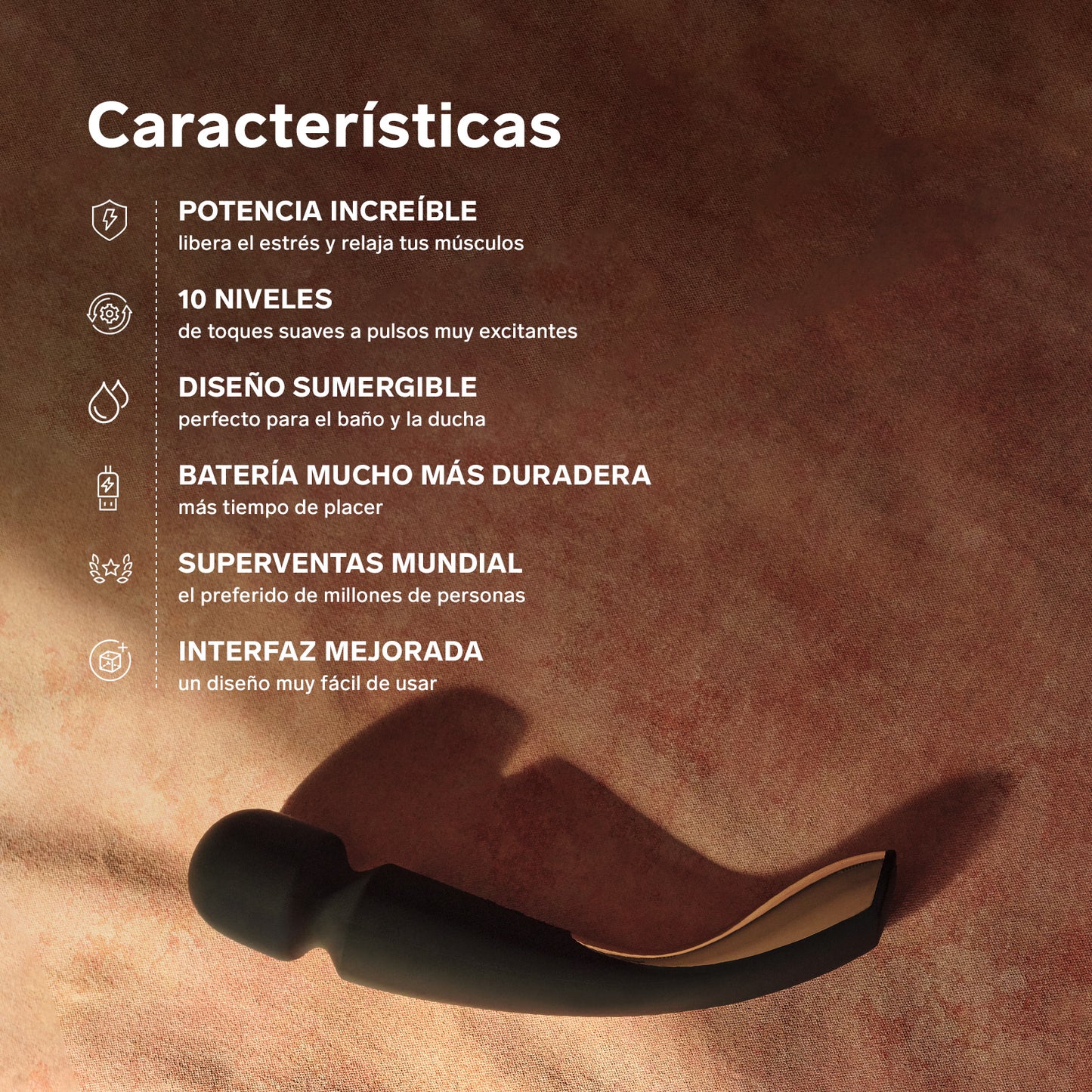 SMART WAND™ 2 Medium masajeador de cuerpo entero