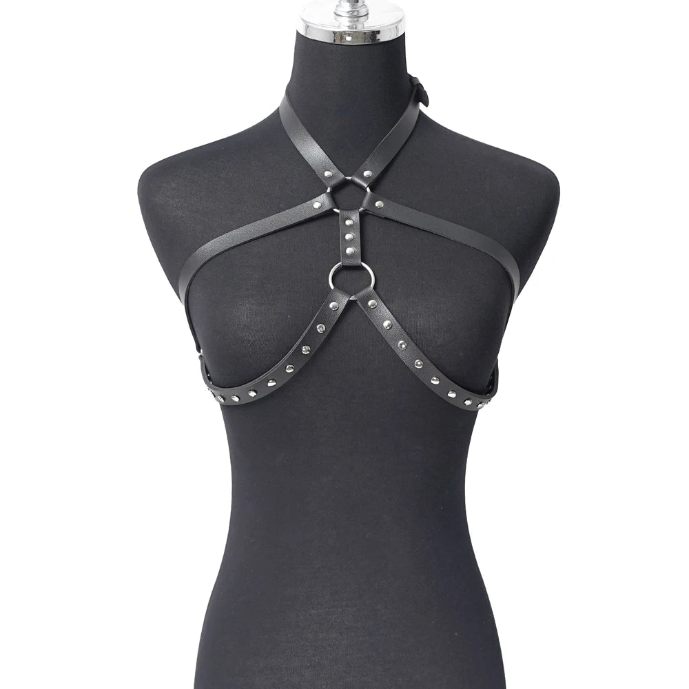 DarkLuxe Harness – Arnés de Pecho Erótico y Lencería Fetish de Alto Impacto