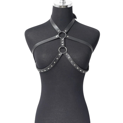 DarkLuxe Harness – Arnés de Pecho Erótico y Lencería Fetish de Alto Impacto