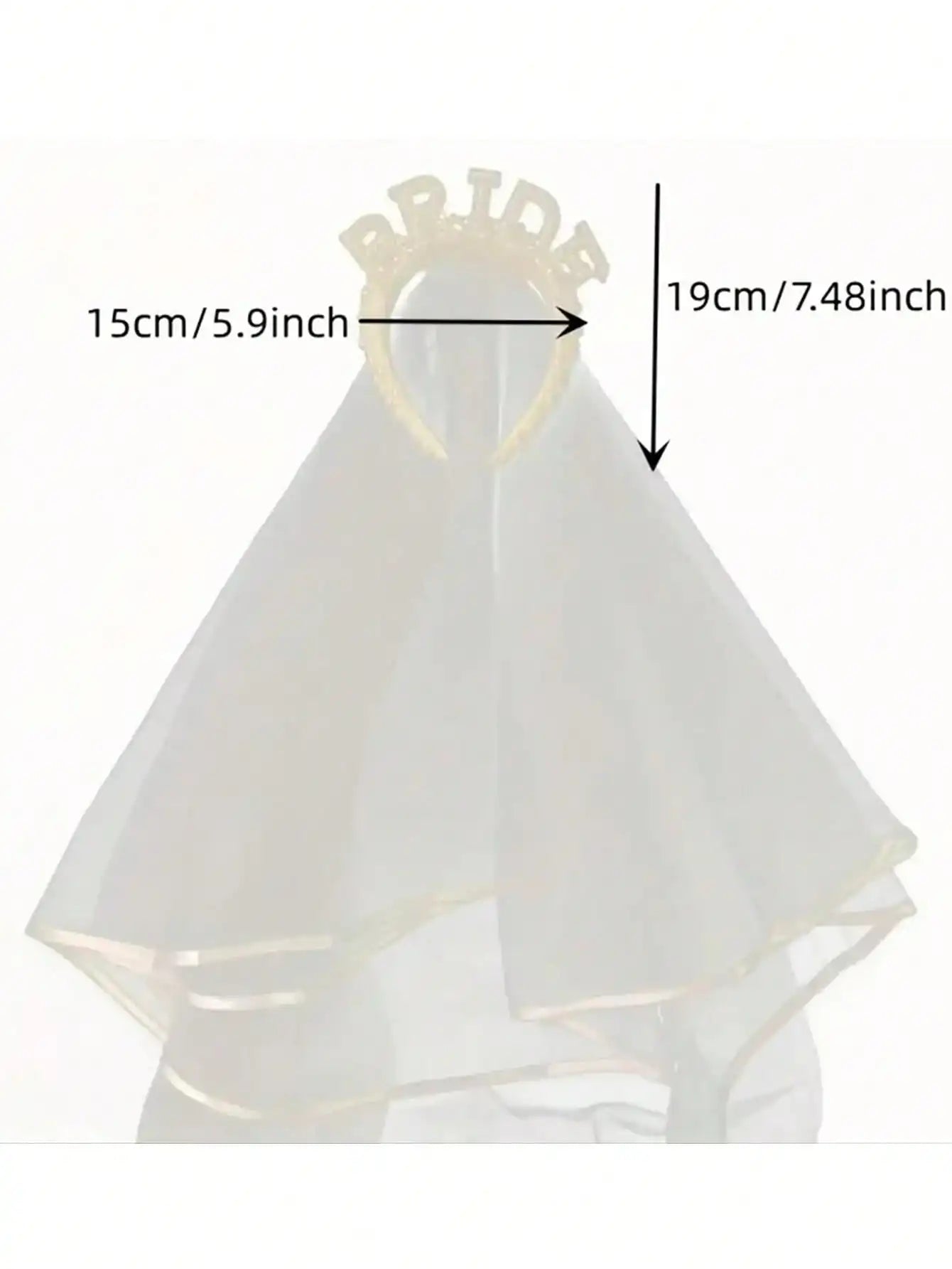 Velo Nupcial “Mrs. Pearl Dream” – Accesorio Elegante para Novia y Despedida de Soltera