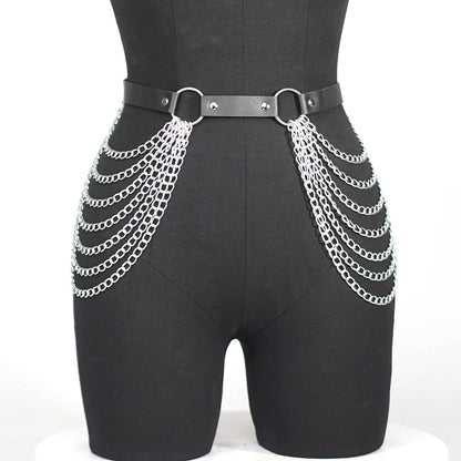 ShadowLeg Harness – Arnes de Pierna y Cintura Fetish con Estilo Gótico