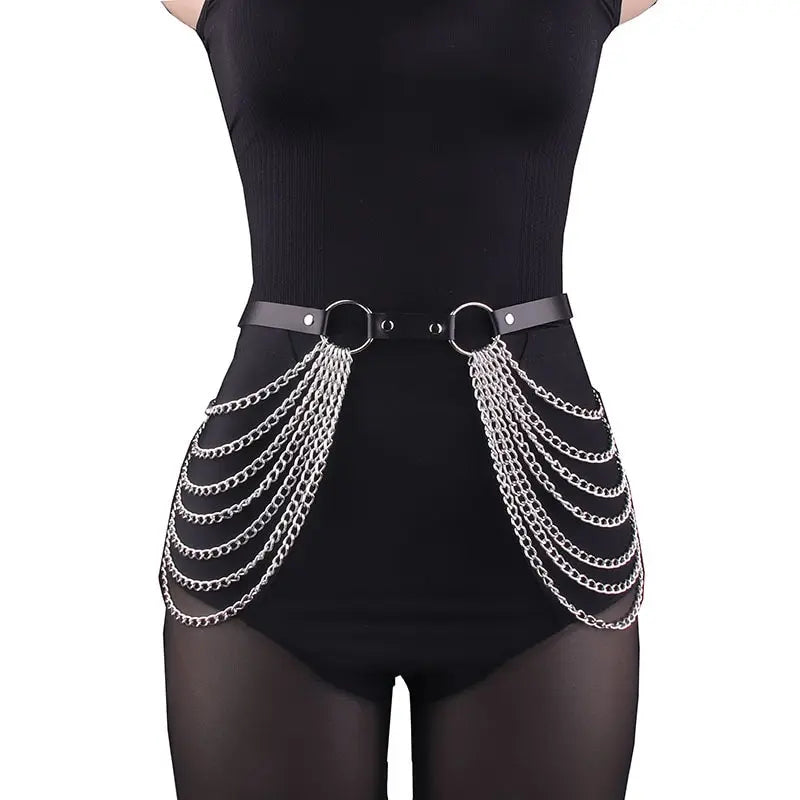 ShadowLeg Harness – Arnes de Pierna y Cintura Fetish con Estilo Gótico