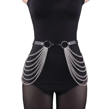 ShadowLeg Harness – Arnes de Pierna y Cintura Fetish con Estilo Gótico