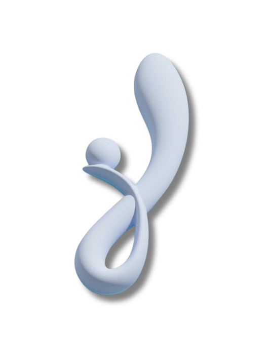 Vibrador Curvo Dual Punto G y Estimulación Externa USB-C – Silicona Premium con 10 Funciones