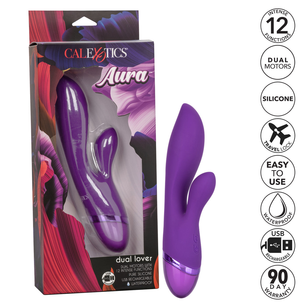Aura vibrador dual