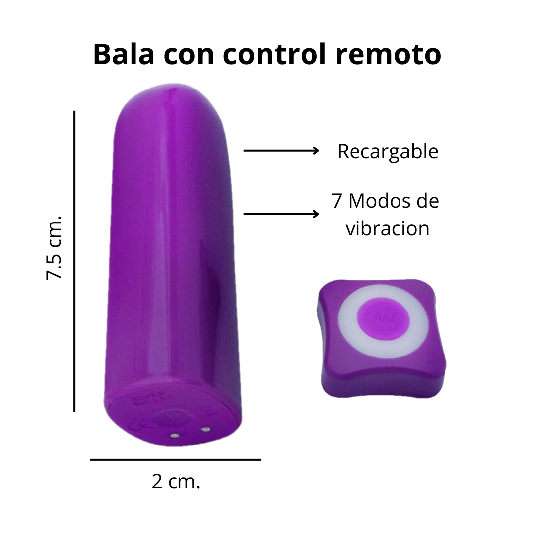 Oto Bala vibradora con fundas intercambiables