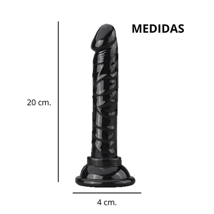 Dildo con ventosa 20 cm.