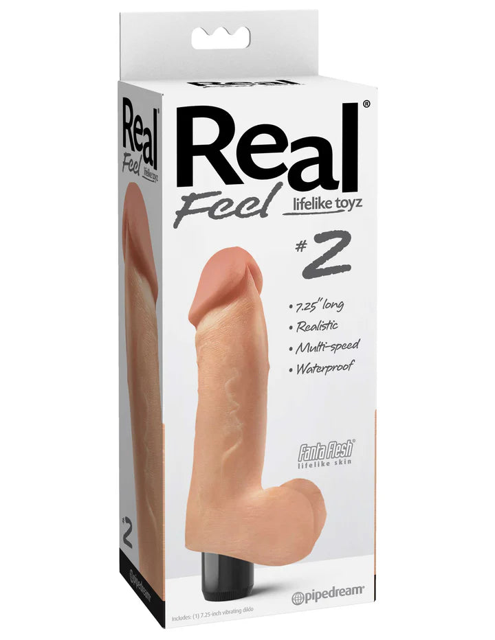 Real Feel 2 dildo vibrador (18.4 cm)