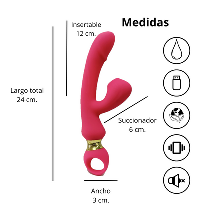 Vibrador doble estimulación Pingo