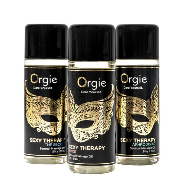 Mini Kit de Aceites Sexy Therapy – Set de 3 Aceites Sensuales para Masaje y Conexión en Pareja