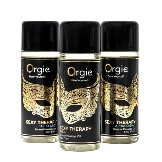 Mini Kit de Aceites Sexy Therapy – Set de 3 Aceites Sensuales para Masaje y Conexión en Pareja